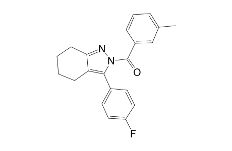 Benzo[c]pyrazole, 4,5,6,7-tetrahydro-3-(4-fluorophenyl)-2-(3-methylbenzoyl)-