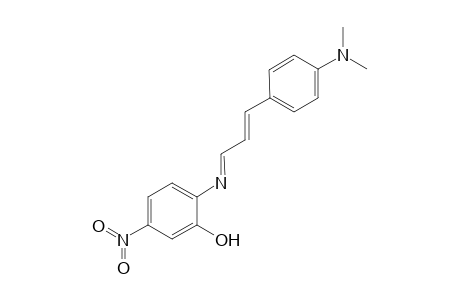 2-[3'-(<p-N,N-Dimethylaminophenyl>allylidene)amino]-5-nitrophenol