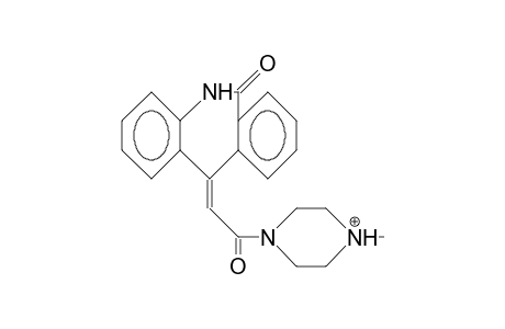 11-(4-Methyl-piperazinocarbonyl-trans-methylidene)-6-oxo-1H-dibenz(B,E)azepine cation