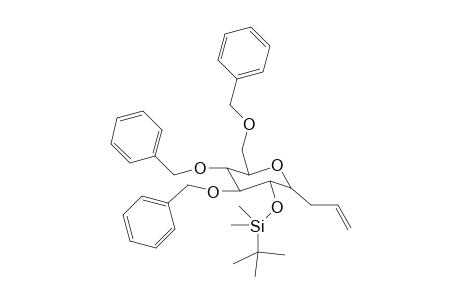 2,6-Anhydro-1,3,4-tri-O-benzyl-5-O-[tert-butyldimethylsilyl]-7,8,9-trideoxy-D-glycerol-L-gulo-non-8-enitol
