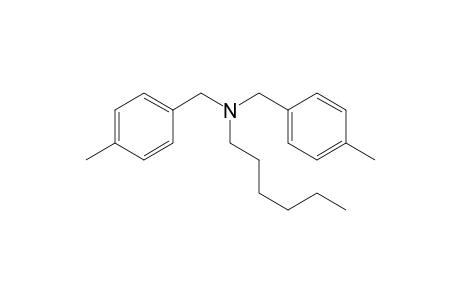 N,N-Bis-(4-methylbenzyl)hexanamine