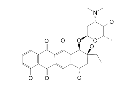 YELLAMYCIN-C;10-O-(ALPHA-L-RHODOSAMINYL)-ALPHA-CITROMYCINONE