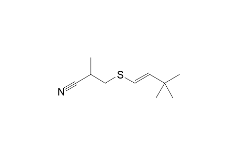 (E)-3,3-Dimethylbut-1-en-1-yl 2-cyanopyopyl sulfide