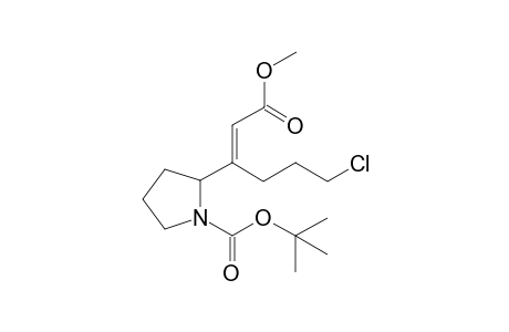(E)-Methyl 3-[(1,1-Dimethylethocycarbonyl)-3-pyrrolidinyl]-6-chloro-2-hexenoate