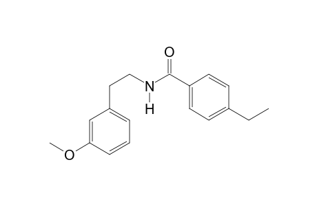 4-Ethyl-N-[2-(3-methoxyphenyl)ethyl]benzamide