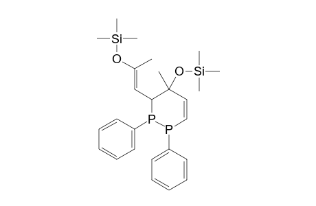 1,2,3,4-TETRAHYDRO-4-METHYL-1,2-DIPHENYL-3-[2-(TRIMETHYLSILYLOXY)-1-PROPENYL]-4-(TRIMETHYLSILYLOXY)-1,2-DIPHOSPHININE