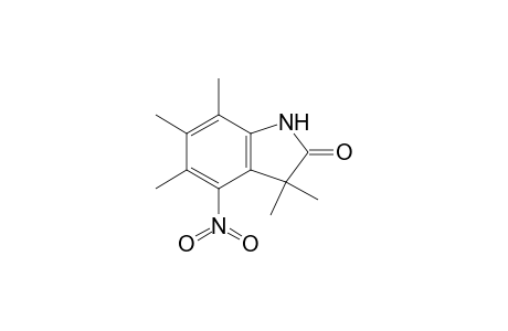 2H-Indol-2-one, 1,3-dihydro-3,3,5,6,7-pentamethyl-4-nitro-