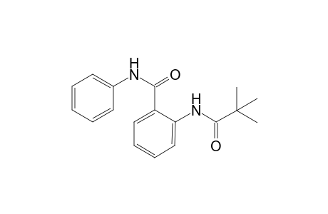 2-[(2,2-dimethyl-1-oxopropyl)amino]-N-phenylbenzamide