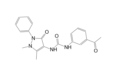 urea, N-(3-acetylphenyl)-N'-(2,3-dihydro-1,5-dimethyl-3-oxo-2-phenyl-1H-pyrazol-4-yl)-