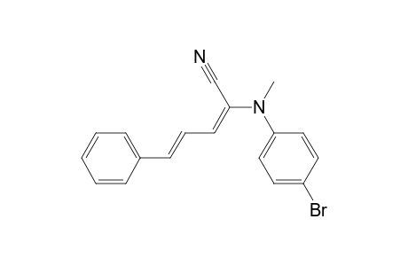 (2E,4E)-2-(4-bromo-N-methyl-anilino)-5-phenyl-penta-2,4-dienenitrile