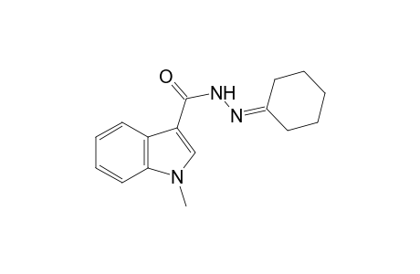 1-methylindole-3-carboxylic acid, cyclohexylidenehydrazide