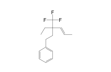 (E)-4-ETHYL-6-PHENYL-4-(TRIFLUOROMETHYL)-2-HEXENE