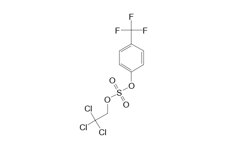 SULFURIC-ACID-[4-TRIFLUOROMETHYL]-PHENYL-ESTER-2,2,2-TRICHLOROETHYLESTER