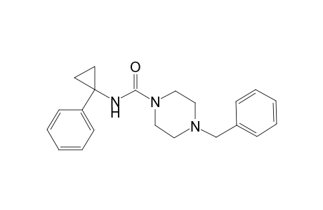 4-Benzyl-piperazine-1-carboxylic acid (1-phenyl-cyclopropyl)-amide
