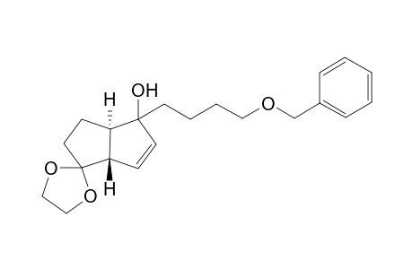 (3a'R,6a'S)-4'-[4-(Benzyloxy)butyl]-3',3a',4',6a'-tetrahydro-2'H-spiro[1,3-dioxolane-2,1'-pentalen]-4'-ol