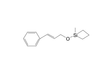 1-Methyl-1-(3-phenylprop-2-enyl)oxy-1-silacyclobutane