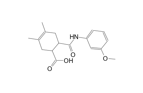 6-[(3-methoxyanilino)carbonyl]-3,4-dimethyl-3-cyclohexene-1-carboxylic acid