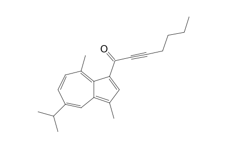 1-[3,8-Dimethyl-5-(propan-2-yl)azulen-1-yl]hept-2-yn-1-one