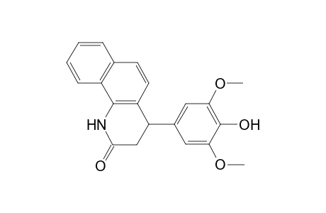 4-(4-Hydroxy-3,5-dimethoxy-phenyl)-3,4-dihydro-1H-benzo[h]quinolin-2-one