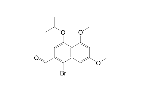 1-BROMO-4-ISOPROPOXY-5,7-DIMETHOXYNAPHTHALENE-2-CARBALDEHYDE