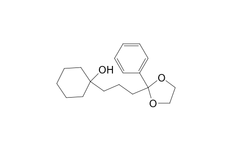 2-[3-(1-Hydroxycyclohexyl)propyl]-2-phenyl-1,3-dioxolane