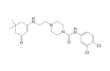 1-piperazinecarboxamide, N-(3,4-dichlorophenyl)-4-[2-[(5,5-dimethyl-3-oxo-1-cyclohexen-1-yl)amino]ethyl]-