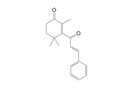 2,4,4-trimethyl-3-[(E)-1-oxo-3-phenylprop-2-enyl]-1-cyclohex-2-enone