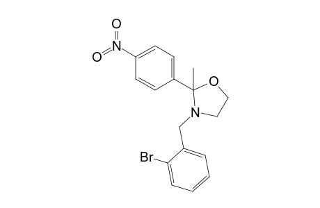 3-(2-bromobenzyl)-2-methyl-2-(4-nitrophenyl)oxazolidine