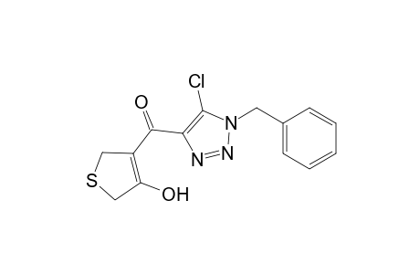[5-Chloro-1-(phenylmethyl)-1H-1,2,3-triazol-4-yl][2,5-dihydro-4-hydroxy-3-thienyl)methanone