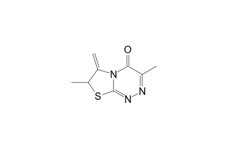 4H-Thiazolo[2,3-c][1,2,4]triazin-4-one, 6,7-dihydro-3,7-dimethyl-6-methylene-