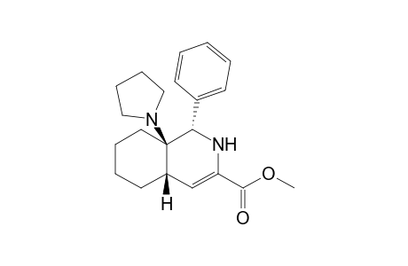 (1S,4aS,8aR)-1-phenyl-8a-(1-pyrrolidinyl)-2,4a,5,6,7,8-hexahydro-1H-isoquinoline-3-carboxylic acid methyl ester