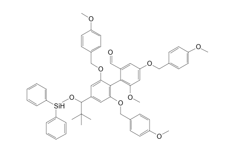 4'-(tert-Butyldiphenylsiloxymethyl)-6-methoxy-4,2',6'-tris-(4-methoxybenzyloxy)biphenyl-2-carbaldehyde