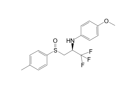 (4-methoxyphenyl)-[(1S)-2,2,2-trifluoro-1-(p-tolylsulfinylmethyl)ethyl]amine