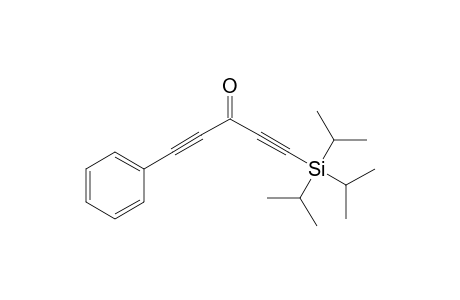 1-Phenyl-5-(tri-isopropylsilyl)penta-1,4-diyn-3-one