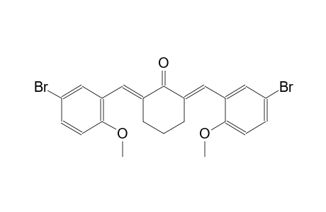 (2E,6E)-2,6-bis(5-bromo-2-methoxybenzylidene)cyclohexanone