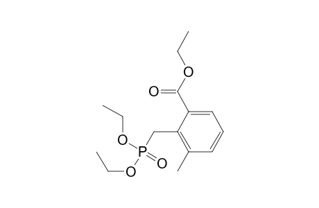 Diethyl 2-ethoxycarbonyl-6-methylbenzylphosphonate