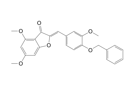 3(2H)-Benzofuranone, 4,6-dimethoxy-2-[[3-methoxy-4-(phenylmethoxy)phenyl]methylene]-
