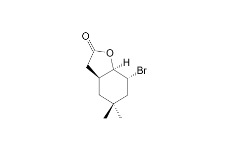 2-BROMO-4,4-DIMETHYL-9-OXABICYCLO-[4.3.0]-NONAN-8-ONE