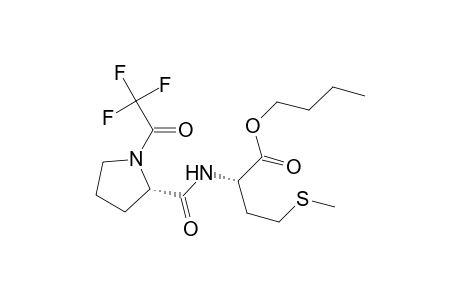 N-Tfa-L-prolylmethionine butyl ester
