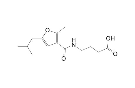 butanoic acid, 4-[[[2-methyl-5-(2-methylpropyl)-3-furanyl]carbonyl]amino]-