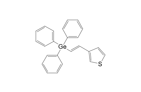 (E)-1-Triphenylgermyl-2-(thien-3-yl)ethylene