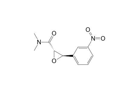 (2S,3R)-N,N-dimethyl-3-(3-nitrophenyl)-2-oxiranecarboxamide