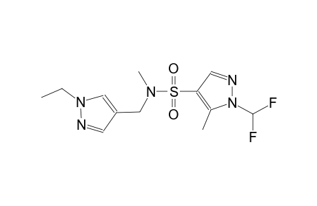 1H-pyrazole-4-sulfonamide, 1-(difluoromethyl)-N-[(1-ethyl-1H-pyrazol-4-yl)methyl]-N,5-dimethyl-