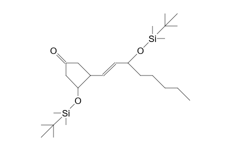 3-(3-[T-Butyl-dimethylsilyloxy]-1(E)-octenyl)-4-(T-butyl-dimethylsilyloxy)-cyclopentanone