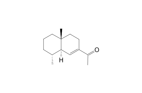 1-[(4aR,8R,8aR)-4a,8-dimethyl-4,5,6,7,8,8a-hexahydro-3H-naphthalen-2-yl]ethanone