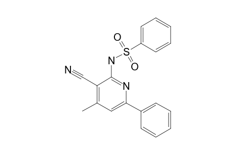 6-BENZENE-SULFONYL-AMINO-4-METHYL-2-PHENYL-5-PYRIDINE-CARBONITRILE