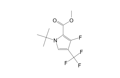 1-tert-butyl-3-fluoro-4-(trifluoromethyl)pyrrole-2-carboxylic acid methyl ester