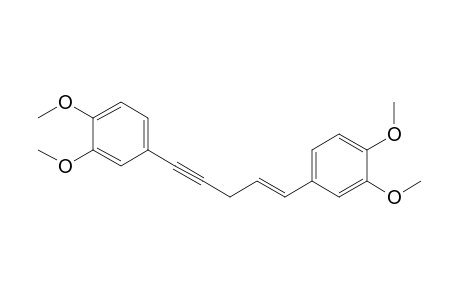Benzene, 1,1'-(1-penten-4-yne-1,5-diyl)bis[3,4-dimethoxy-, (E)-