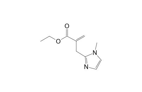 Ethyl 2-(1-methyl-2-imidazolylmethyl)propenoate