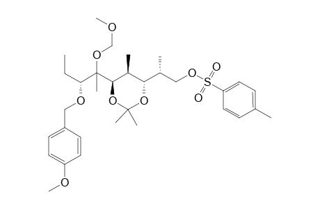 (2S,3R,4S,5R,6R,7R)-3,5-Isopropylidenedioxy-7-(4-methoxybenzyloxy)-6-methoxymetoxy-1-(4-(toluenesulfonyloxy)-2,4,6-trimethylnonane